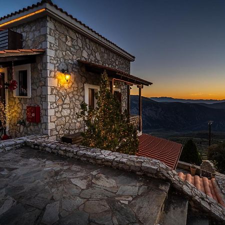 Rock Dandy Deluxe Chalet In Arachova - Delphi, Sauna, Prv Parking, Amazing View Eksteriør bilde