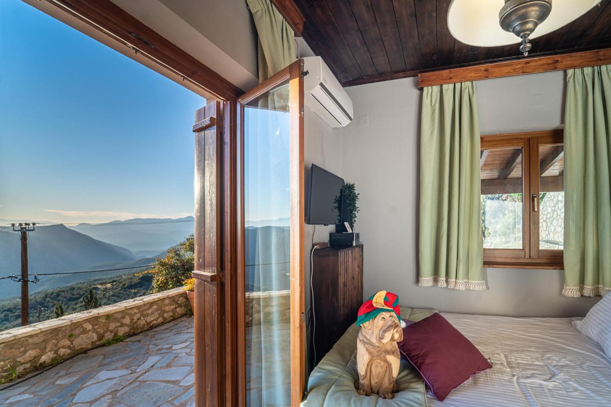 Rock Dandy Deluxe Chalet In Arachova - Delphi, Sauna, Prv Parking, Amazing View Eksteriør bilde