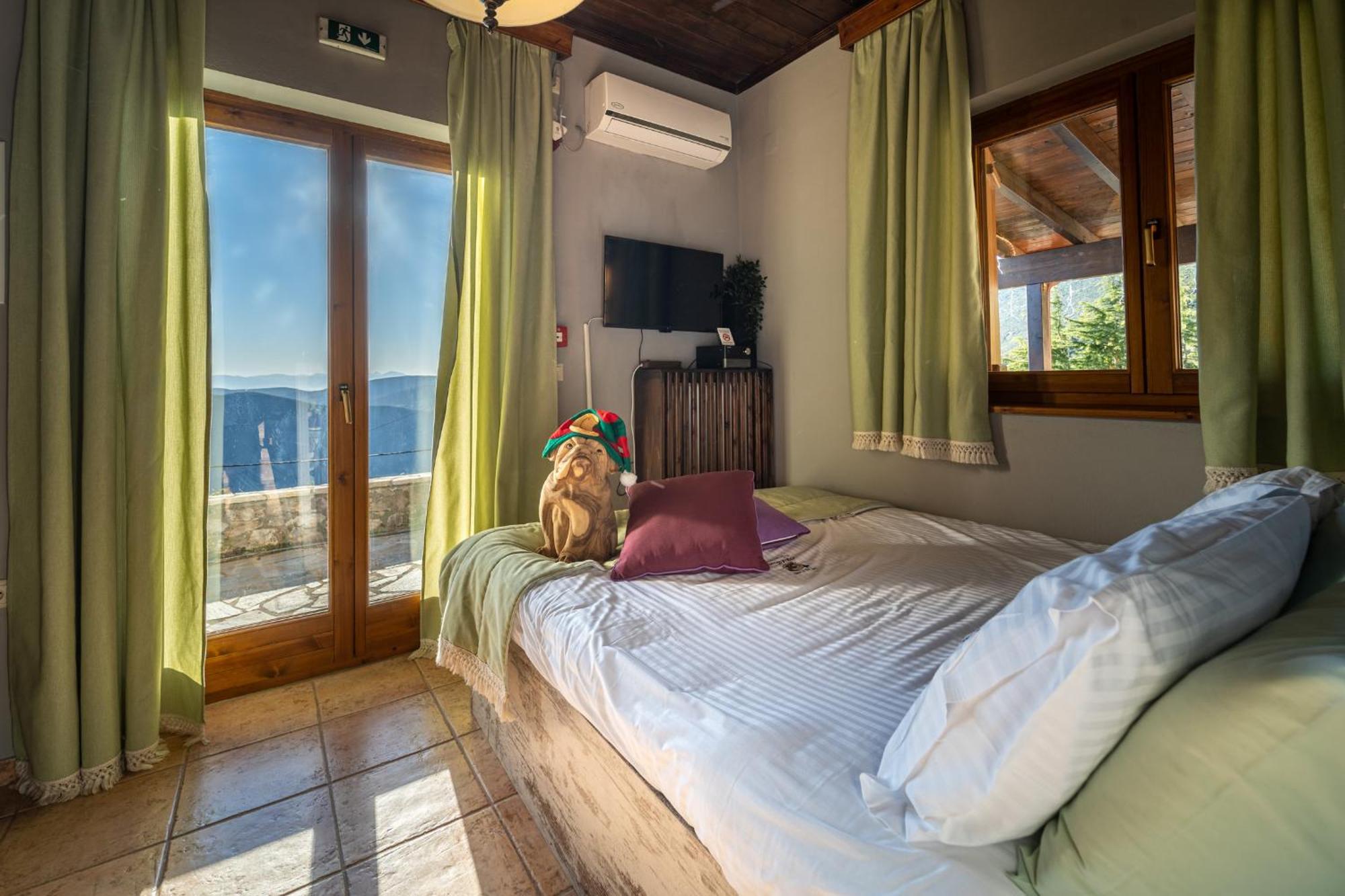 Rock Dandy Deluxe Chalet In Arachova - Delphi, Sauna, Prv Parking, Amazing View Eksteriør bilde