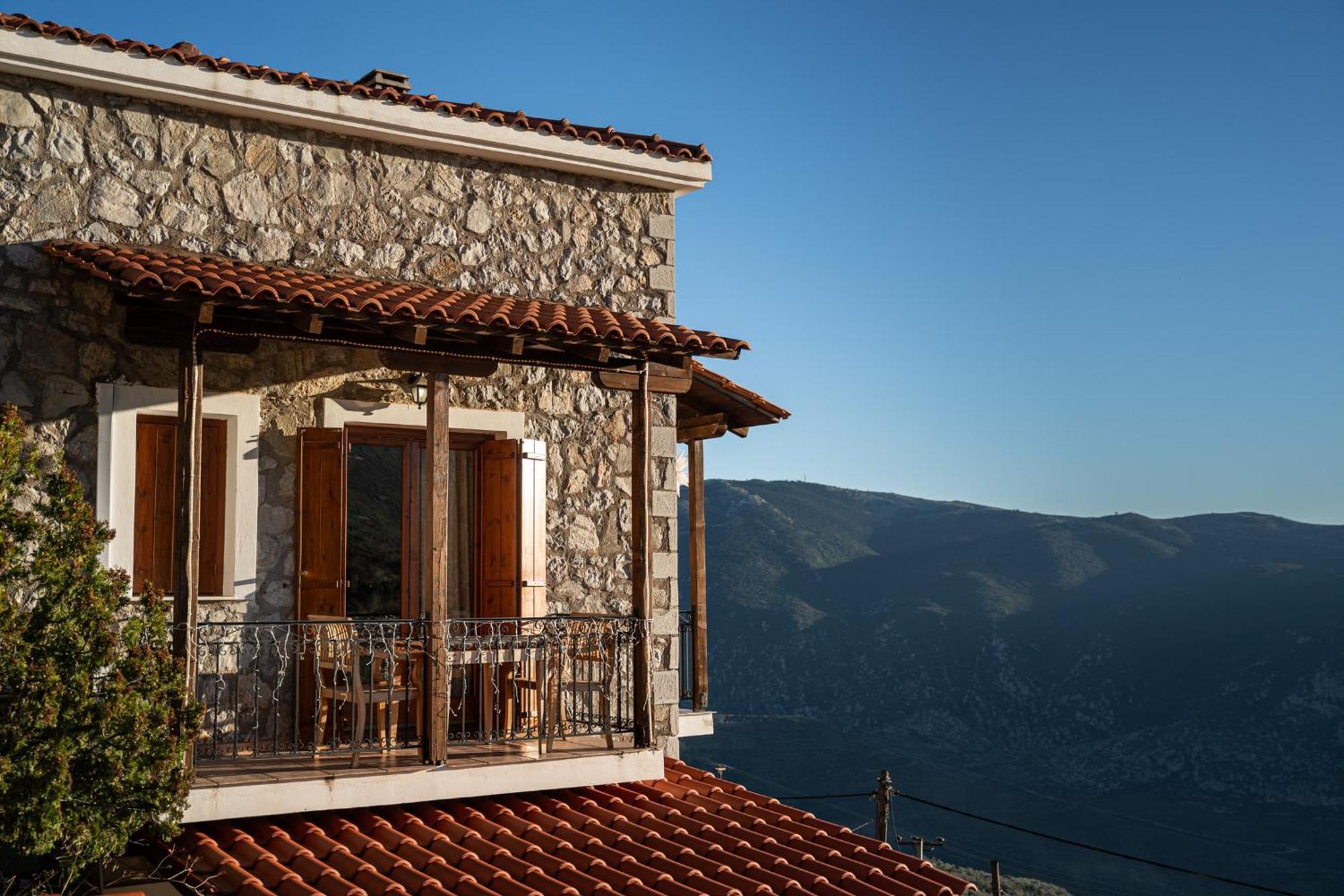 Rock Dandy Deluxe Chalet In Arachova - Delphi, Sauna, Prv Parking, Amazing View Eksteriør bilde