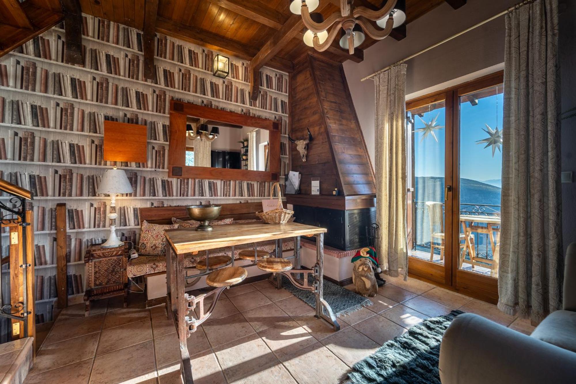 Rock Dandy Deluxe Chalet In Arachova - Delphi, Sauna, Prv Parking, Amazing View Eksteriør bilde